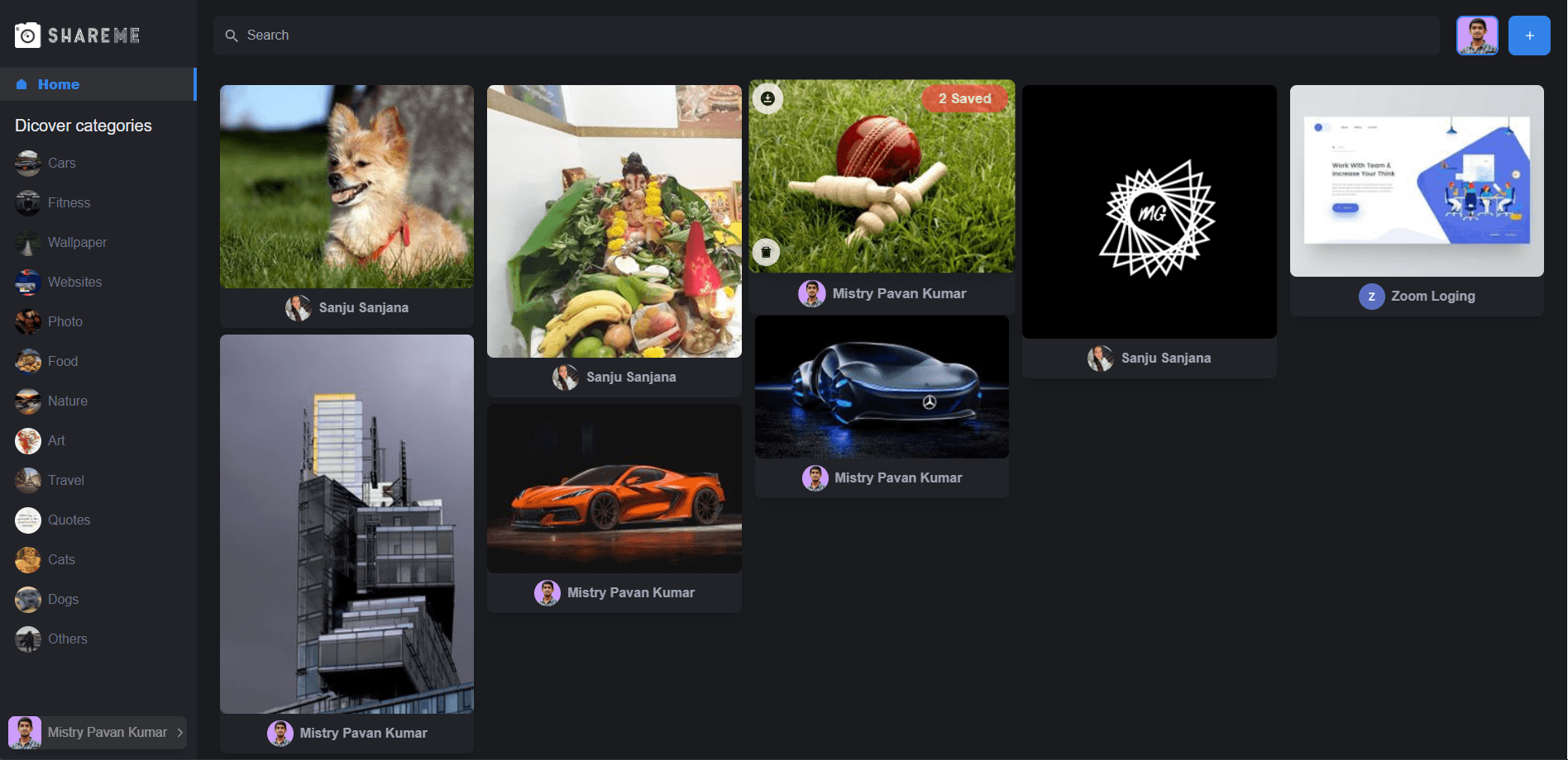 Sanity Social Media App